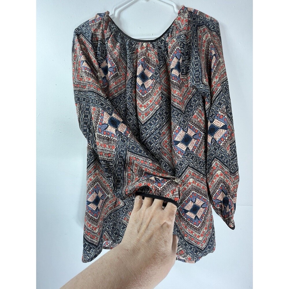 Fifteen Twenty NWT S 100% Silk Blouse Boho Hippy Fairy Autumn Natural Fibers - Picture 10 of 10